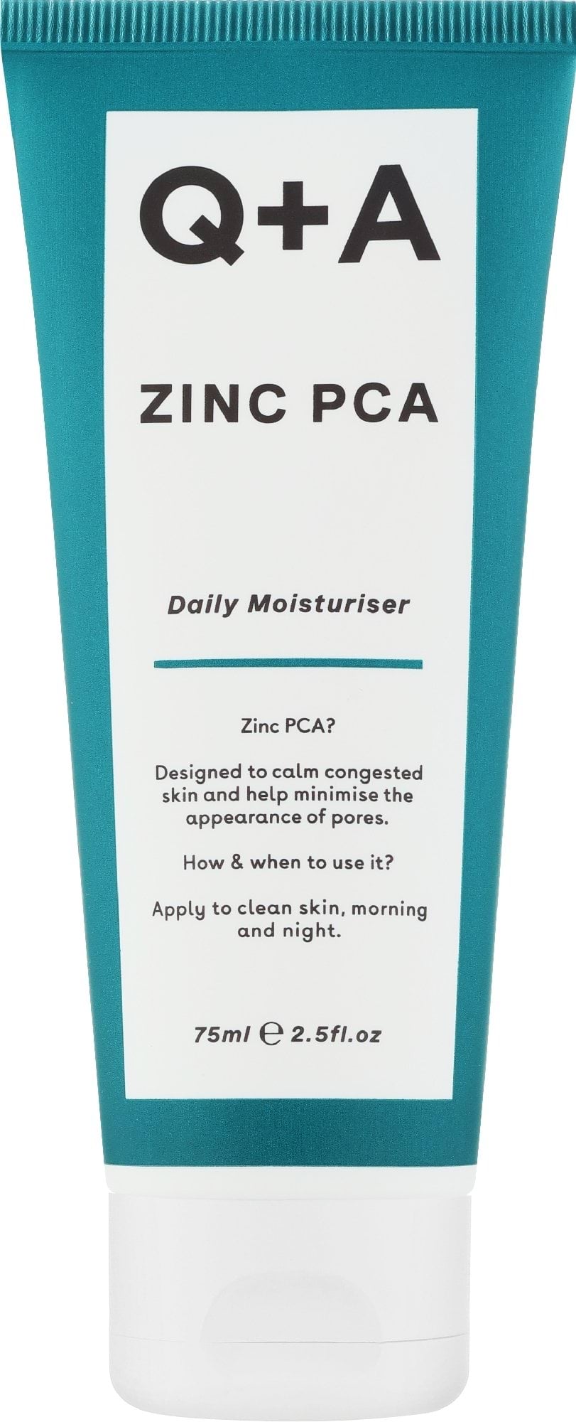 Крем для обличчя Q+A Zinc PCA Daily Moisturiser з цинком PCA зволожувальний 75 мл