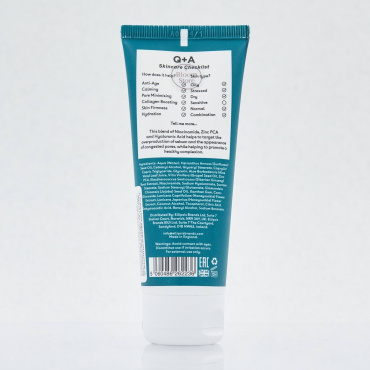 Крем для обличчя Q+A Zinc PCA Daily Moisturiser з цинком PCA зволожувальний 75 мл фото 1