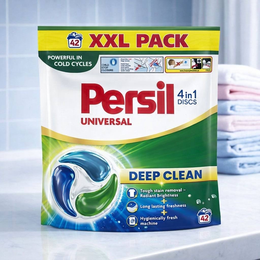 Диски для прання Persil Universal 4 in 1 Discs Deep Clean 42 цикли прання 42 шт.