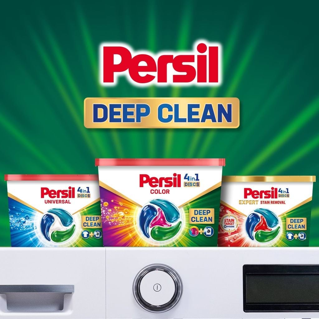 Диски для стирки Persil Color 4 in 1 Discs Deep Clean 28 циклов стирки 28 шт. фото 5