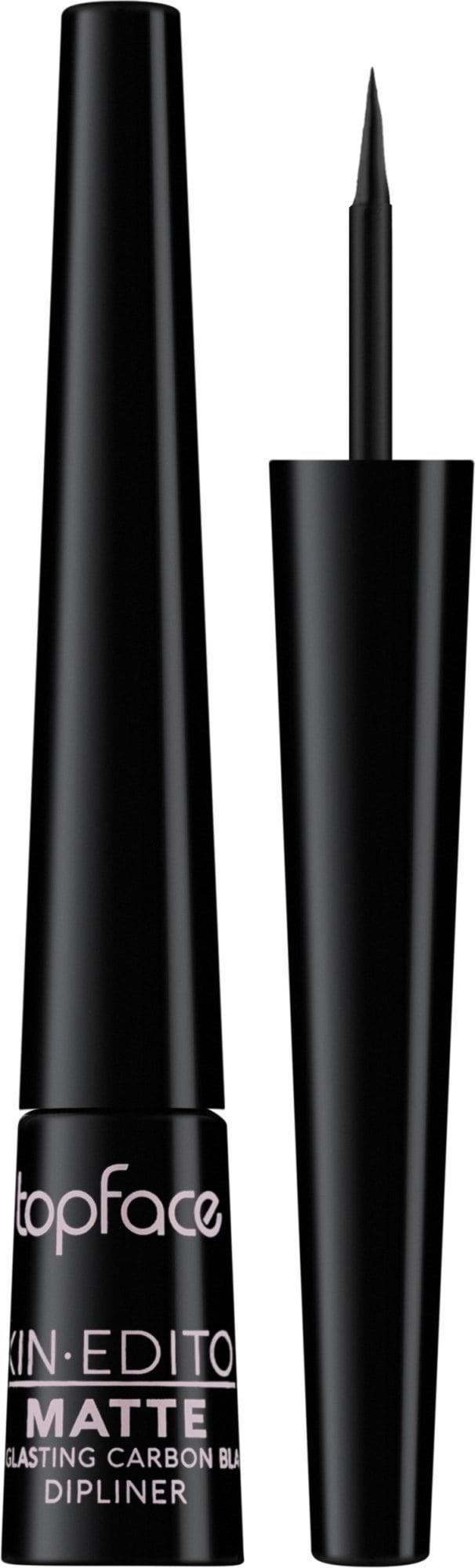 TopFace Підводка водостійка Longlasting Waterproof Carbon-Black, 2,5мл 1