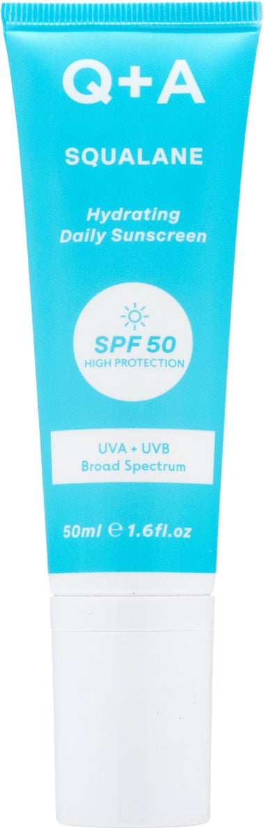 Крем для обличчя сонцезахисний Q+A Squalane Hydrating Daily Sunscreen зволожуючий 50 мл
