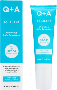 Крем для лица солнцезащитный Q+A Squalane Hydrating Daily Sunscreen увлажняющий 50 мл фото 1