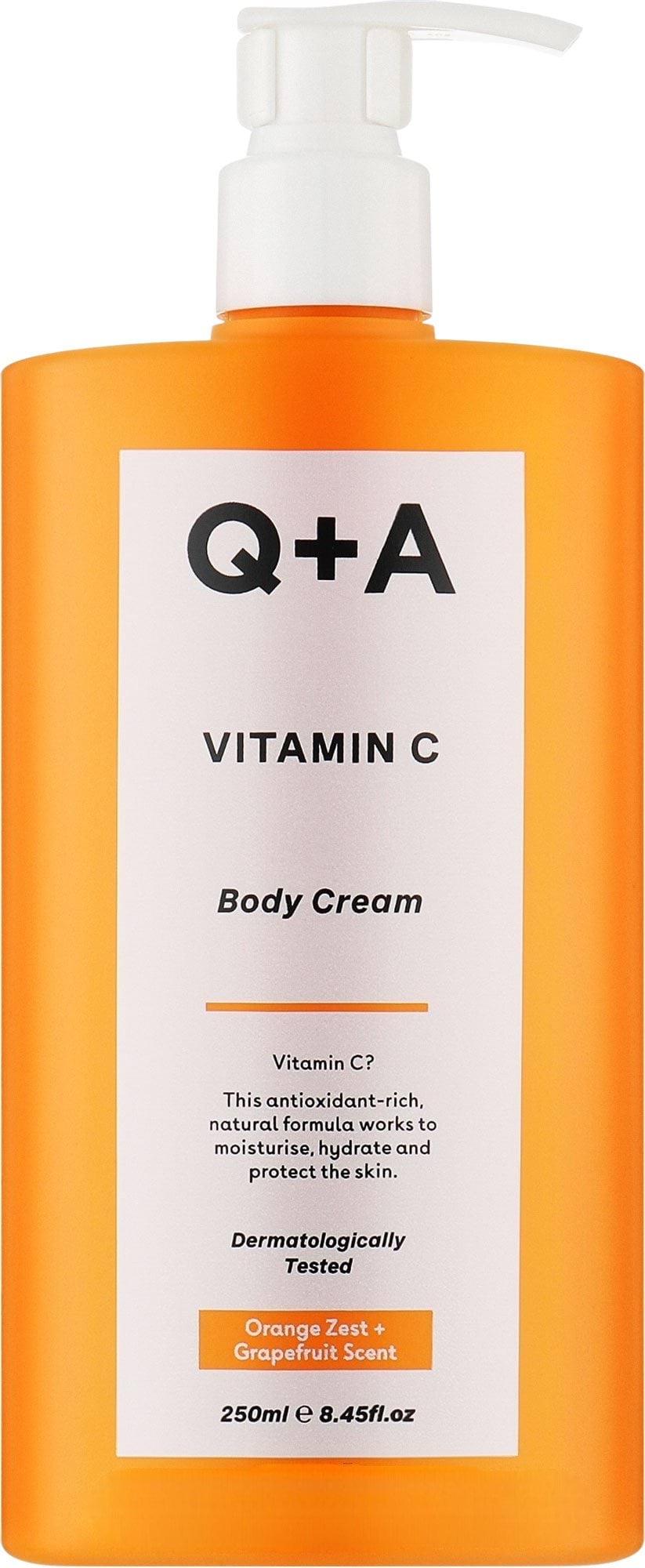 Крем для тіла Q+A Vitamin C Body Cream з вітаміном С 250 мл