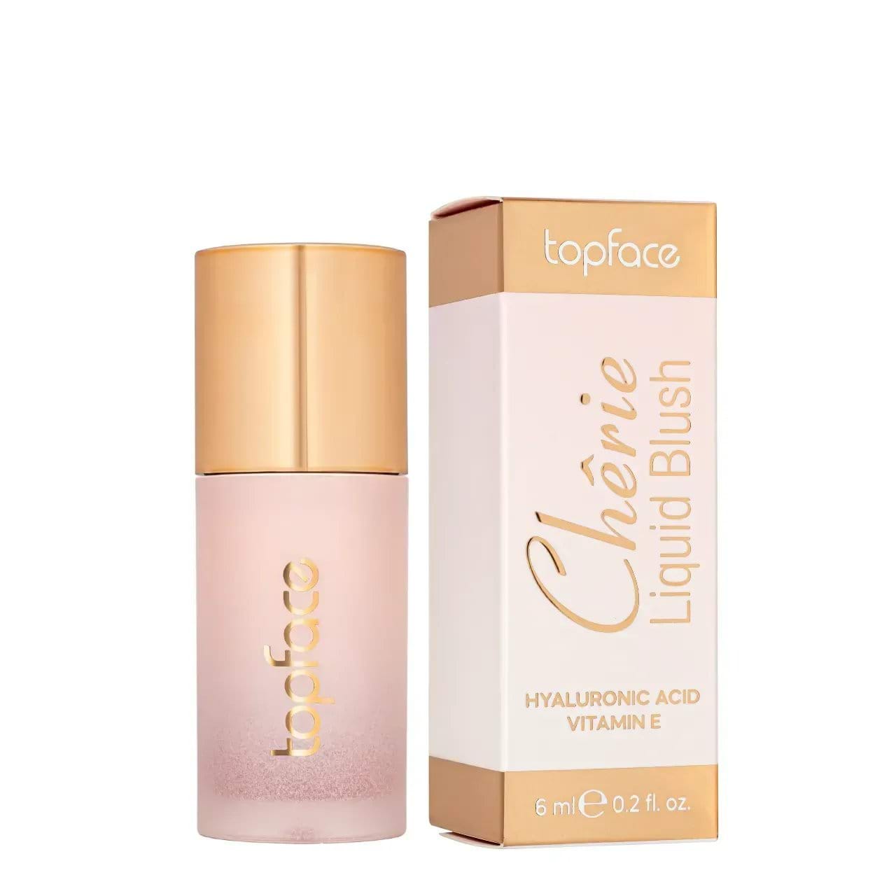 Румяна TopFace Cherie Liquid Blush жидкие 001 Cotton Candy 6 мл фото 5