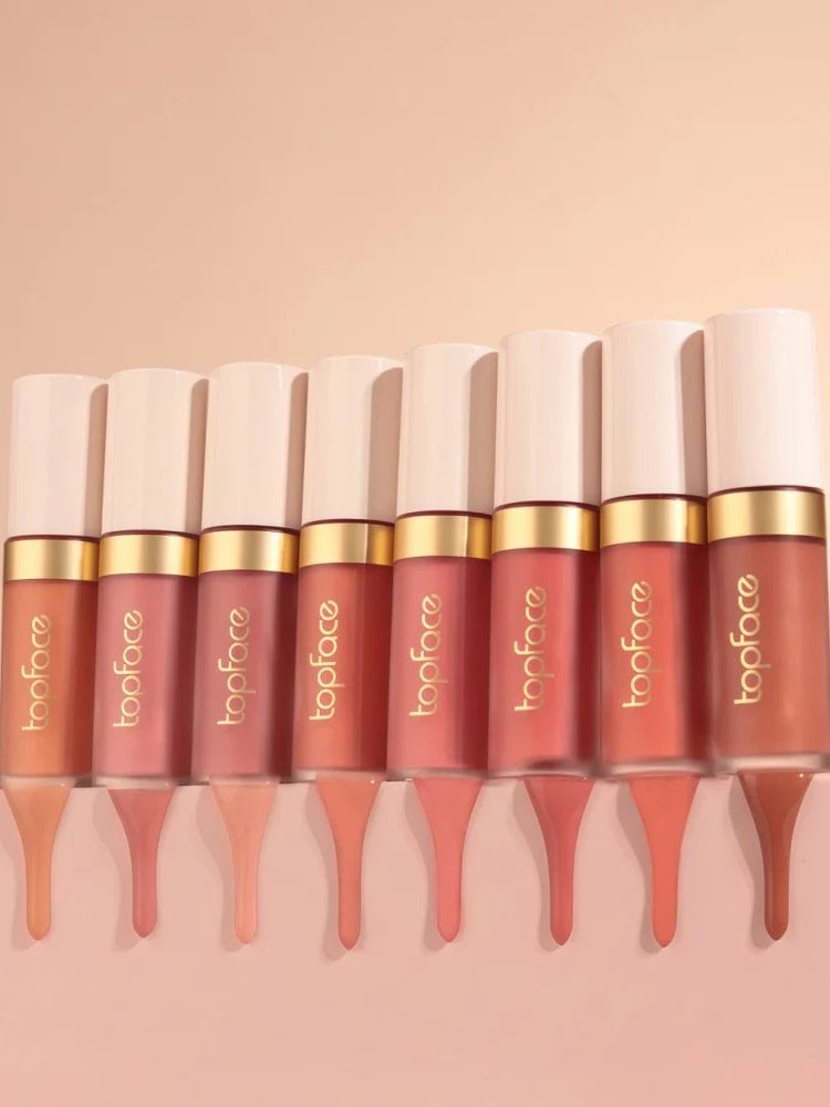 Рум'яна TopFace ProHD Hypnotic Bloom Liquid Blush рідкі 01 Peachy Nude 7 г фото 5