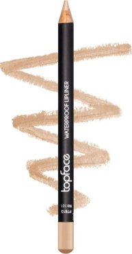 Водостійкий олівець для губ TopFace Waterproof Lipliner 101, 1.14 г фото 1