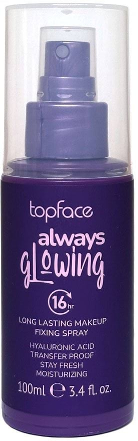 TopFace Спрей-фіксатор Always Glowing, 100 мл