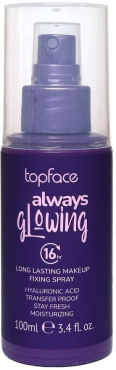 Спрей-фіксатор для макіяжу TopFace Always Glowing Fixing Spray 100 мл фото 2