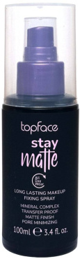 Спрей для фіксації макіяжу TopFace Stay Matte Fixing Spray 100 мл
