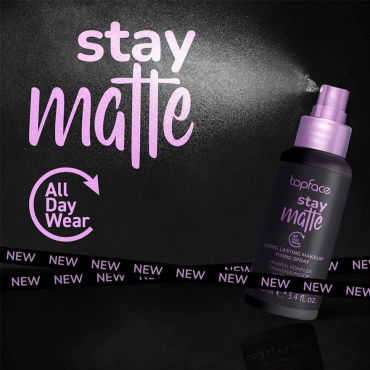 Спрей для фіксації макіяжу TopFace Stay Matte Fixing Spray 100 мл фото 2