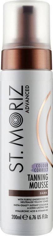 Автобронзат-мус для темної шкіри St. Moriz Advanced Color Correcting Tanning Mousse Dark 200 мл