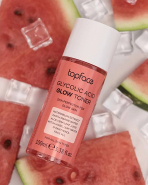 Тонер для обличчя Topface Glycolic Acid Glow Toner PT809 з гліколевою кислотою 100 мл фото 3