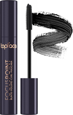 Туш для вій TopFace Focus Point Mascara чорна 12 мл фото 1