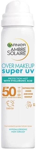 Garnier Ambre Solaire спрей сухий сонцезахисний для обличчя SPF 50+, 75 мл 1