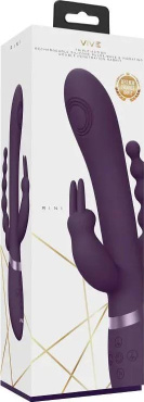 Вибратор-кролик Vive Rini для точек G, A, U и клитора фиолетовый фото 3