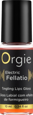 Блиск для губ ORGIE Electric Fellatio Tingling Lip Gloss з віброефектом для орального сексу 10 мл фото 7