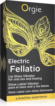 Блиск для губ ORGIE Electric Fellatio Tingling Lip Gloss з віброефектом для орального сексу 10 мл фото 1