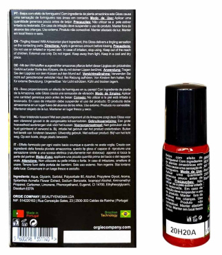 Блиск для губ ORGIE Electric Fellatio Tingling Lip Gloss з віброефектом для орального сексу 10 мл фото 6