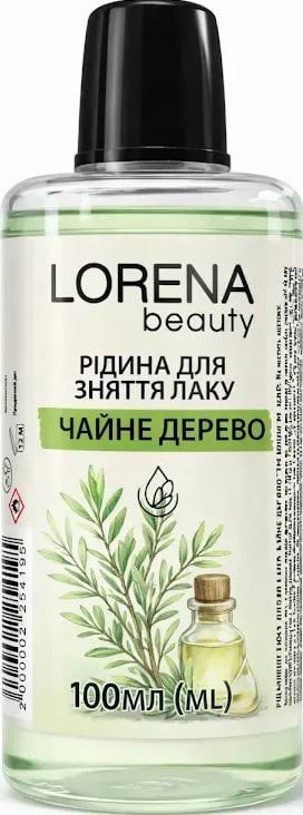 LORENA beauty рідина д/зняття лаку Чайне дерево, 100мл
