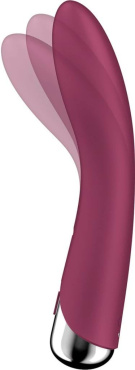 Вібратор з ротацією Satisfyer Spinning Vibe 1 бордовий фото 2