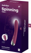 Вібратор з ротацією Satisfyer Spinning Vibe 1 бордовий фото 4