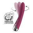 Вібратор з ротацією Satisfyer Spinning Vibe 1 бордовий фото 5