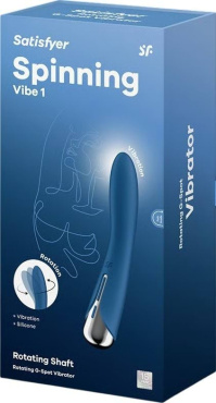 Вібратор з ротацією Satisfyer Spinning Vibe 1 синій фото 2