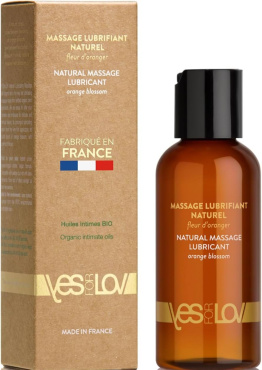Лубрикант для интимного массажа YESforLOV Natural Massage Lubricant Orange Blossom парфюмированный 100 мл