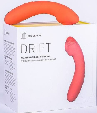 Мини-вибратор Lora DiCarlo с подогревом Drift оранжевый фото 5