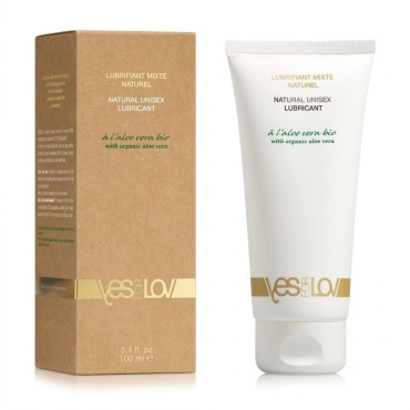 Лубрикант YESforLOV Natural Unisex Lubricant натуральный с органическим алоэ вера 100 мл фото 1