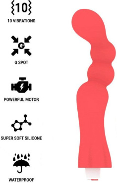 Вибратор G-Spot для точки G Gohan оранжевый фото 3