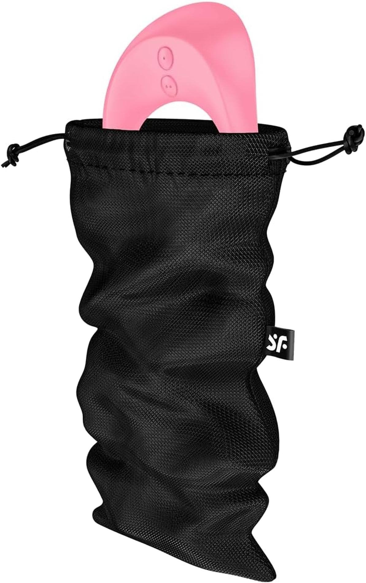 Мішечок для зберігання секс-іграшок Satisfyer Treasure Bag розмір М чорний 1