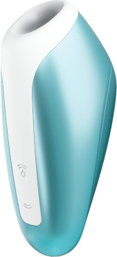 Вакуумный стимулятор клитора Satisfyer Love Breeze голубой фото 1