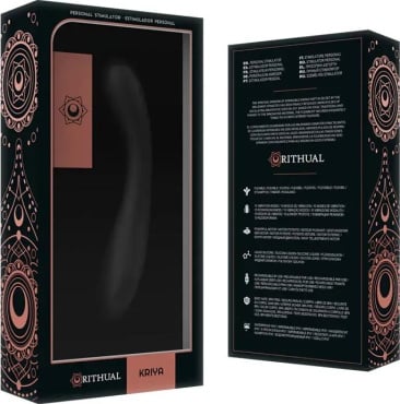 Вибратор для точки G Rithual Kriya черный фото 10