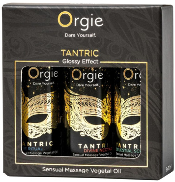 Набор масел для массажа Orgie Tantric с ароматами-афродизиаками 3 шт. x 30 мл фото 6