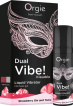 Жидкий вибратор Orgie DUAL VIBE коктейль джин-тоник клубника 15 мл