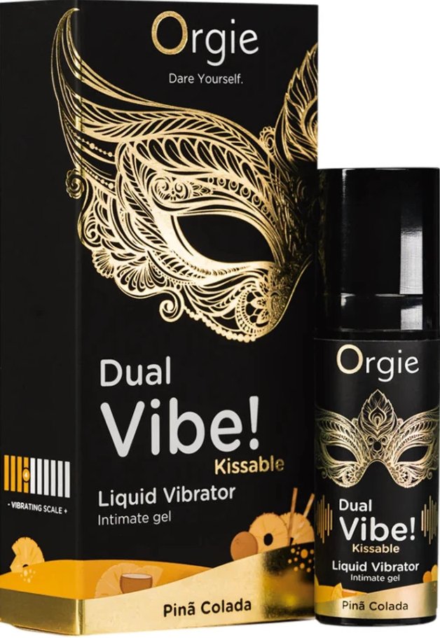 Orgie рідкий вібратор DUAL VIBEкоктейль Піна Колада, 15 мл 2