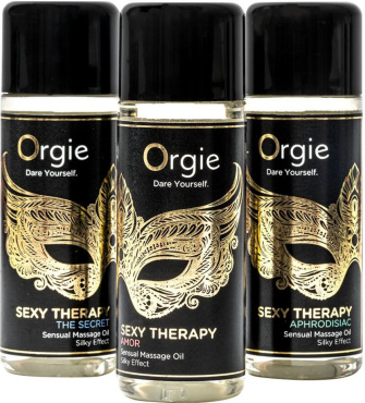 Набор масел для массажа Orgie Sexy Therapy с ароматами-афродизиаками 3 шт. x 30 мл фото 6