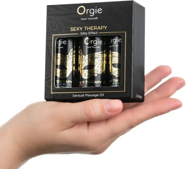 Набор масел для массажа Orgie Sexy Therapy с ароматами-афродизиаками 3 шт. x 30 мл фото 3
