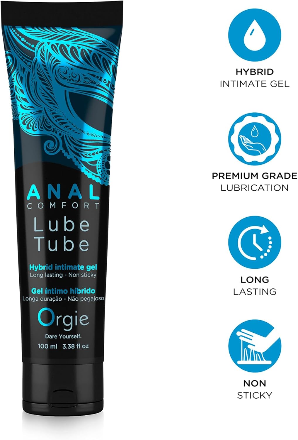 Лубрикант ORGIE Lube Tube Anal Comfort Intimate Gel гибридный водно-силиконовый анальный 100 мл