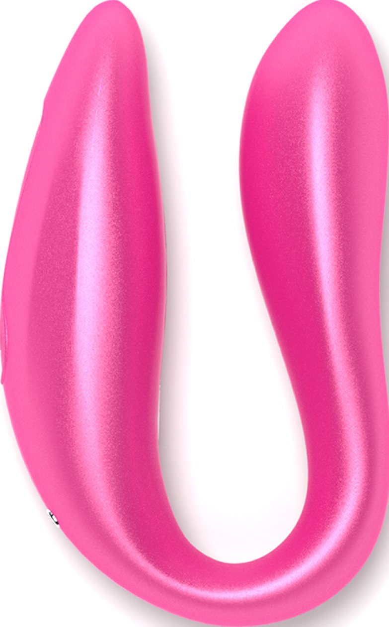 Oninder смарт вібратор для пар DOUBLE PLEASURE, рожевий 3