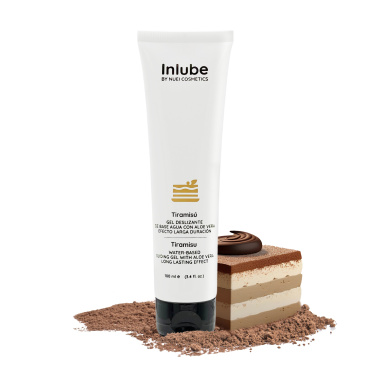 Лубрикант їстівний Nuei Inlube Water-Based Sliding Gel зі смаком тирамісу на водній основі 100 мл