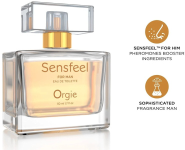 Туалетная вода для мужчин Orgie Sensfeel с афродизиаком 50 мл фото 1