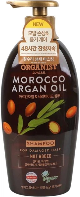 Шампунь для пошкодженного волосся LG Household & Health Morocco Argan Oil 500 мл 1