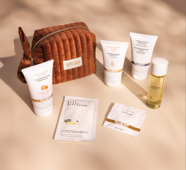 Набір чуттєвої косметики для пар YESforLOV Delightful Velvet Kit конʼяк фото 1