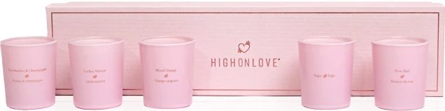 HighOnLove набір масажних свічок 5 ароматів-афродизіаків, 5 х 35 г 3