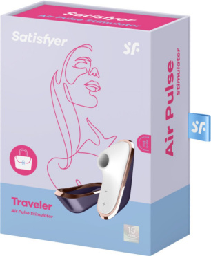 Вакуумний кліторальний стимулятор Satisfyer Traveler 1 шт. фото 4