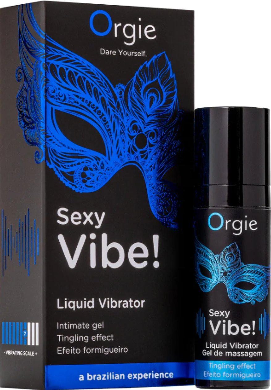 Рідкий вібратор ORGIE SEXY VIBE для чутливих 15 мл   3