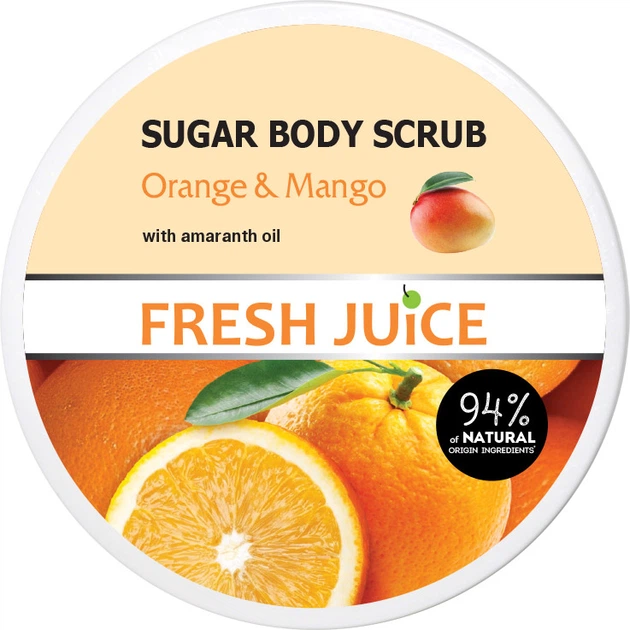 Цукровий скраб для тіла Fresh Juice Orange&Mango 225 мл 1
